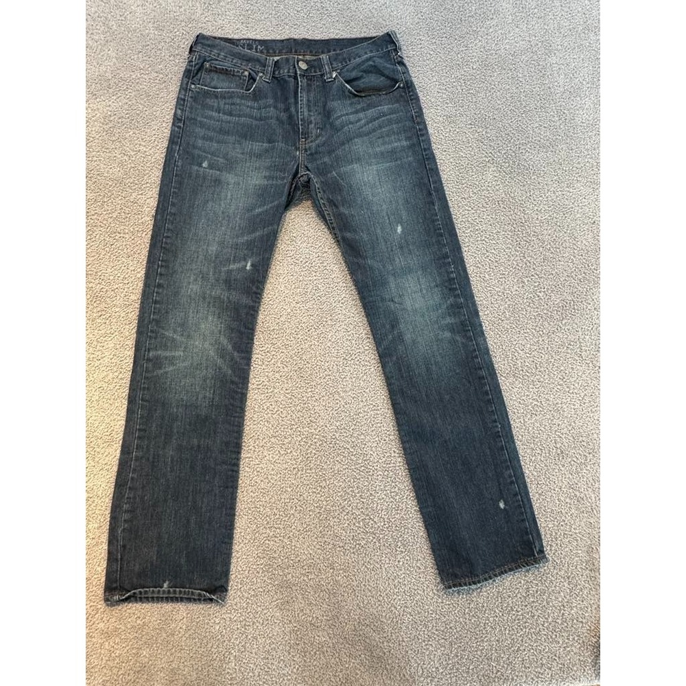 Bullhead Gravels‎ Slim Jeans Men's 34x34 Blue Distressed Cotton Denim